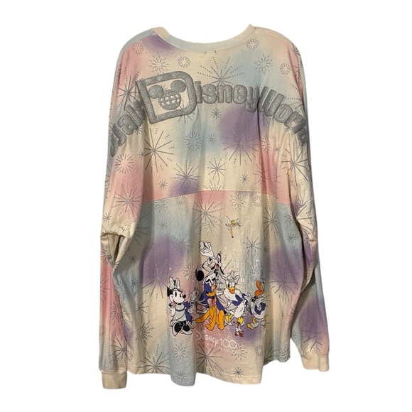 Disney Tops - Walt Disney World 100 Year Anniversary Spirit Jersey XXL Tie Dye Pink Mickey